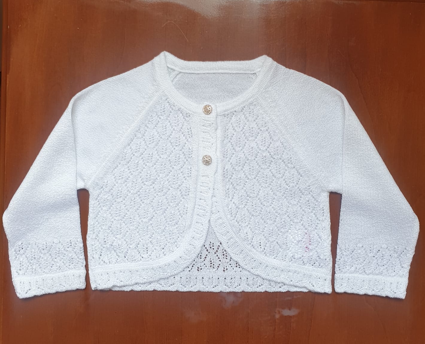 Ajurlu İtalyan Triko Bolero